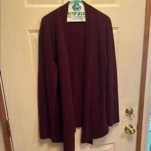 41 Hawthorn Burgundy Cozy Cardigan Sweater
